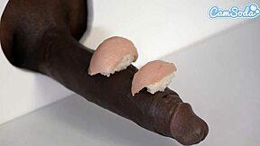 wow, big tit milfs and cute asian teen at sushi glory hole!