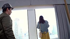 i admire the slender legs and slim body of this japanese babe in homemade scene