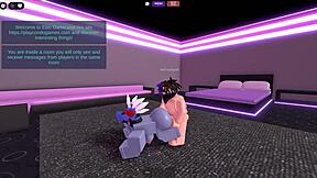 Roblox Slut Gets Dicked In Game Compilation With Big Tits And Monster Cock