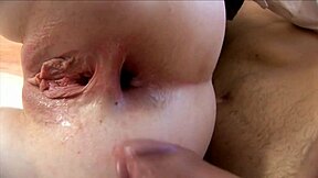 Blonde Teen Bent Over For Hard Anal In Stockings