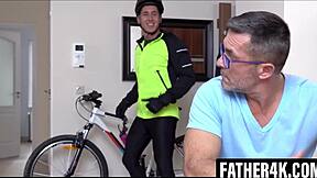 They Say Tundra Bicycle Numbs Balls, Yet Stepdad Enjoys Girlfriend's Doggy Ride