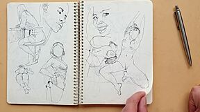 Quick Sketch of Doggy-Style Foot Fetish