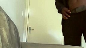 Stepson masturbating solo in his room.