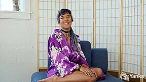 Wow, Midori Black's body shakes with intense orgasms from toys!