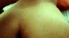 Infiel bitch bends over for tight pussy fuck while husband texts