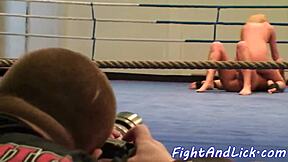 watch this big tits european babe wrestle a busty dyke