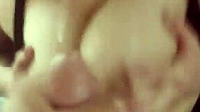 Big Tits Slut Gives Sloppy Blowjob with Choking to Become Pornstar