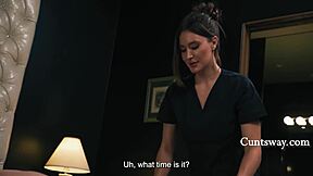 Khloes sensual sojourn - ella reese khloe kingsley licking big tits blonde seduction brunette orgasm cute squirting lesbian