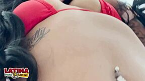 latina porn casting - skinny latina slut tries anal for the first time colombian