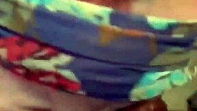 She's blindfolded and getting a sloppy face fuck from that monster cock.