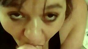 Big Tits Slut Gives Sloppy Blowjob with Choking to Become Pornstar