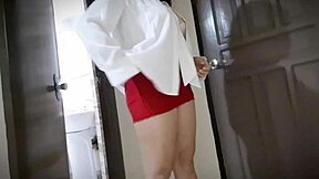 Seductive Dance While Touching Big Tits