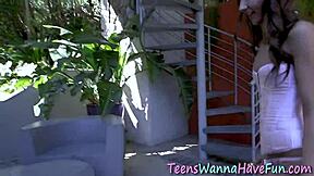 real teens suck monster cocks at party!