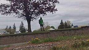 i'm trying that indoor workout routine outdoors now