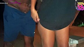 Call Center Operator Caught Fucking Big Black Cock in Public Park!