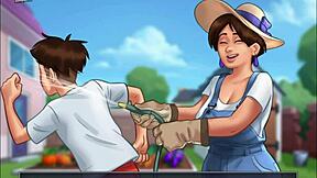 Summertime Saga 16: Fat Curvy Babe in Sexy 3D OUTFIT