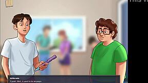 Summertime Saga 16: Fat Curvy Babe in Sexy 3D OUTFIT