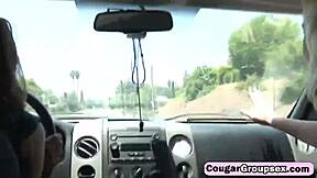 naughty cougars enjoy wild group fun