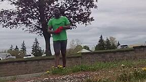 i'm trying that indoor workout routine outdoors now