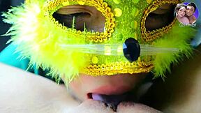 Hey, watch this teen 18+ get licked till bursting in the shower