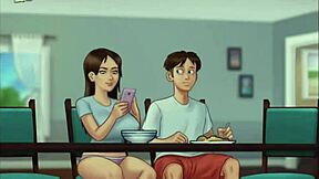 Summertime Saga 16: Fat Curvy Babe in Sexy 3D OUTFIT