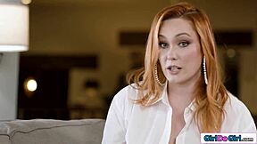 i love how my stepmom teases me until i squirt a bit in my tiny 18+ shorts