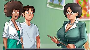 Summertime Saga 16: Fat Curvy Babe in Sexy 3D OUTFIT