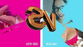 Gypsy Rose Vs Rissa May - Orgasm Race And Masturbation Challenge Hot Camsoda Versus