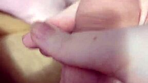 Masturbating my big cock in the sunshine, watch this!