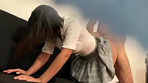 Left my niece alone with her teacher at home, oops!