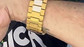 Cheetah Adora Gives Monster Cock Handjob.