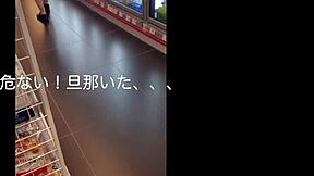 Enjoying Wild Sex in a Public Toilet with Juicy Small-Waisted Beauty!