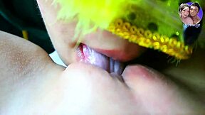 Hey, watch this teen 18+ get licked till bursting in the shower