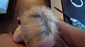 the hotel cleaning lady sucking cock of fat pig