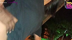 Call Center Operator Caught Fucking Big Black Cock in Public Park!