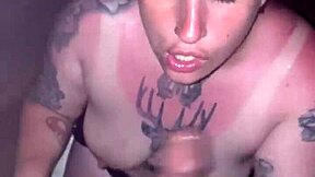 Blonde Slut Gets Deepthroat Facial From Big Black Cock