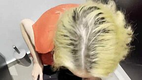 Risky Rough Sex With Random Girl At The Public Toilet For Money