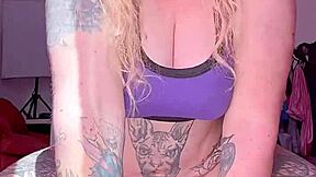 i ride huge dildo to hairy pussy orgasm