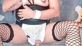 Conejita Playboy Says, 'Enjoy My Big Dildo!'