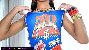 tiny asian shemale takes monster cock anal bareback