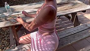 Artemisia Love Shows Big Tits and Perfect Body in Florida.