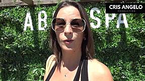 Kyara Nyx Tours Favorite French Swinger Club With Blowjobs, Anal Fingering, And Vagina Flashing