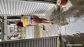 Hired latina employee with beautiful ass, everyone drools over her