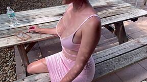 Artemisia Love Shows Big Tits and Perfect Body in Florida.