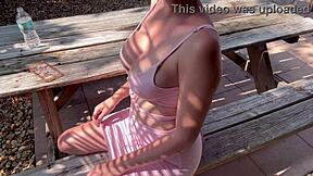 Artemisia Love Shows Big Tits and Perfect Body in Florida.