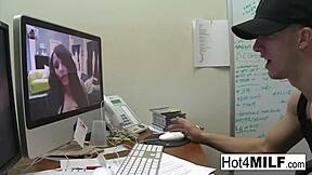 Big Titted Brunette Sucks And Fucks Til She Gets Some Cum