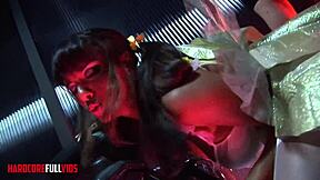 beautiful supermodel and her friend enjoy intimate moments together