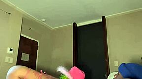 Petite ebony slut got her throat an' pussy stretched an' a big creampie from bbc.