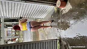 Hired latina employee with beautiful ass, everyone drools over her