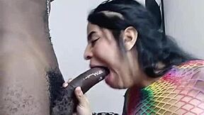 Hot Wife Sucks BBC Before Intense Anal and Gaping Action